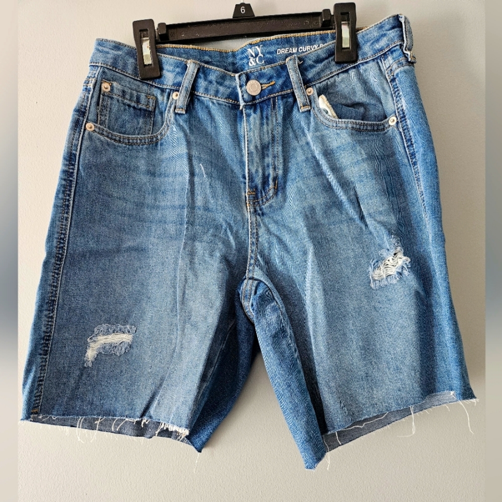 NY&C cut off jean shorts